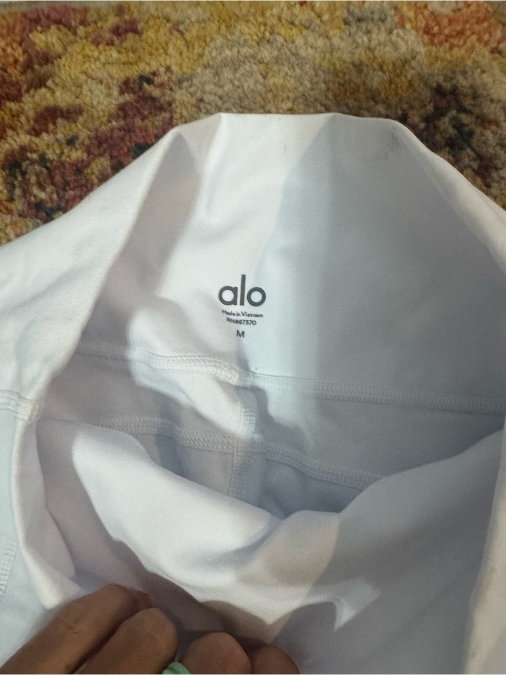 ALO Yoga White Leggings - Soft Active Bottoms